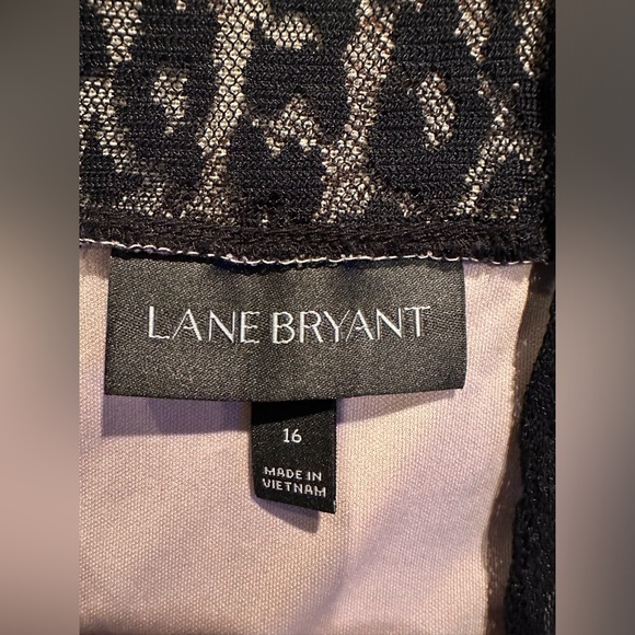 Lane Bryant sz 16,Black Lacy Dress,Knee Length,Y2K,Maximalist,Girlhoodcore - Picture 2 of 9